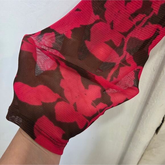 Diane Von Furstenberg Pink Brown Brenda Wrap Dress Medium - Picture 10 of 10